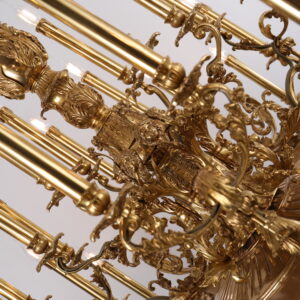 Đèn chùm trang trí cho biệt thự,đại sảnh,nhà hàng,nhà thờ tiệc cưới,hội nghị và các sảnh lớn sang trọng cổ điển đèn đồngYSD-0801-36