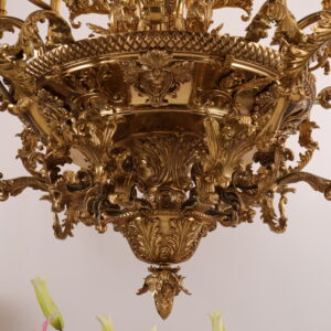 Đèn chùm trang trí cho biệt thự,đại sảnh,nhà hàng,nhà thờ tiệc cưới,hội nghị và các sảnh lớn sang trọng cổ điển đèn đồngYSD-0801-36