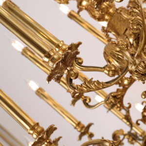 Đèn chùm trang trí cho biệt thự,đại sảnh,nhà hàng,nhà thờ tiệc cưới,hội nghị và các sảnh lớn sang trọng cổ điển đèn đồngYSD-0801-36