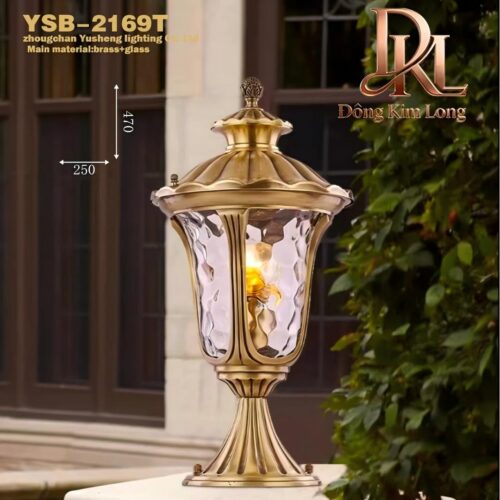 Đèn trụ cổng vườn, đèn cổng lớn, đèn tường biệt thự ngoài trời, đèn hàng rào, đèn sân vườn ngoài trời, đèn trụ chống nước cho gia đình YSB-2169T