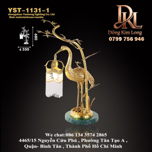 YST-1131-1 Đèn bàn kiểu Pháp toàn bộ bằng đồng ,phòng khách cần cẩu bằng đồng sáp, biệt thự sang trọng không gian phòng khách bàn làm việc trước phòng học ,đèn ngủ trang trí YST-1131-1